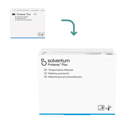 Solventum Protemp Plus Temporization Material, 67 g Paste, Mixing Tips – Blue