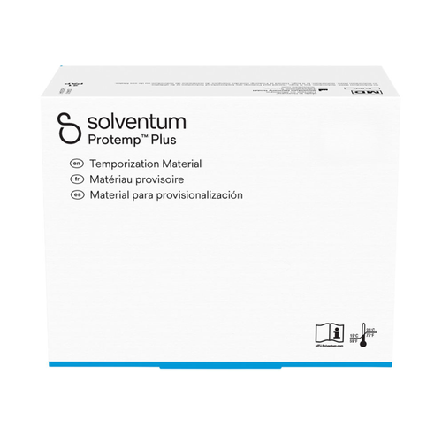 Solventum Protemp Plus Temporization Material, 67g Paste, Mixing Tips Blue