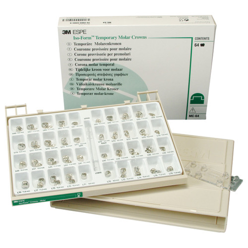 3M Iso-Form Temporary Molar Crowns, MC-64, Kit