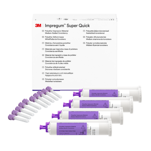 Impregum Soft Polyether Refill Medium Body Super Quick 4/Pk