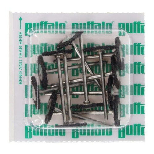 Abbott-Robinson Polishing Bristle Brushes #12 Extra Stiff 12/Pk