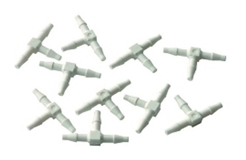 1/16" Barb Tee, Plastic; Pkg of 10