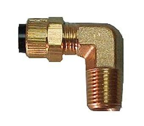1/4" Poly x 3/8" MPT Elbow