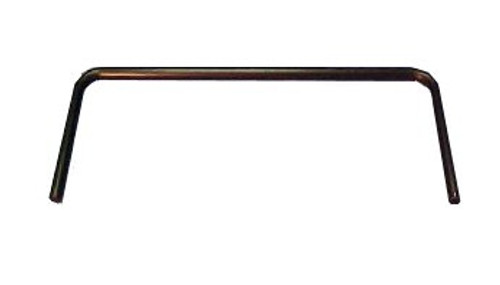 Holder Bar, U-Shaped, 16", Gray