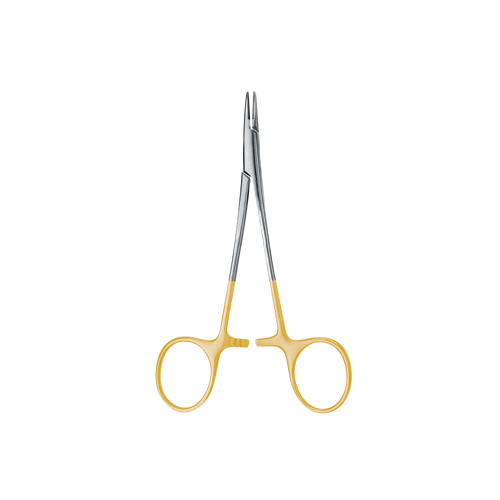 Halsey Needle Holder, 13CM, Tunsgten Carbide (3-0,4-0,5-0,6-0)