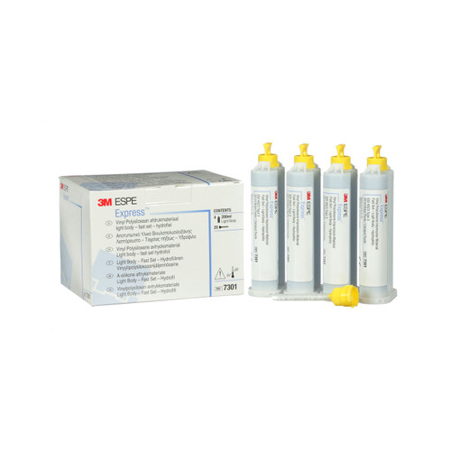 3M Express VPS Impression Material Refill, Cartridges & Tips, 4 x 50mL