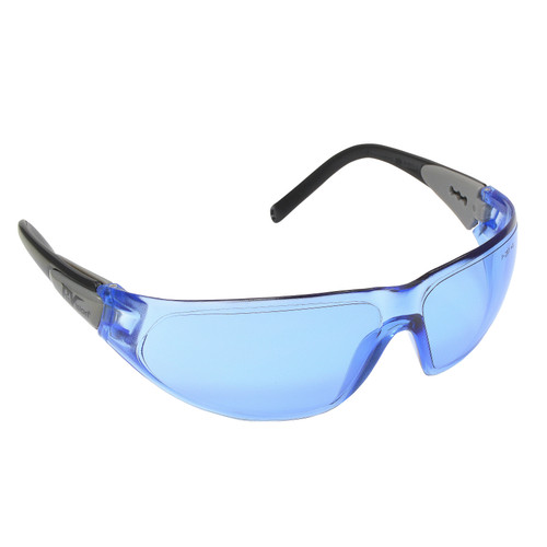 Palmero, Contour Wrap Eyewear, Black/Grey Frame, "Ice Blue" Lens, 3550