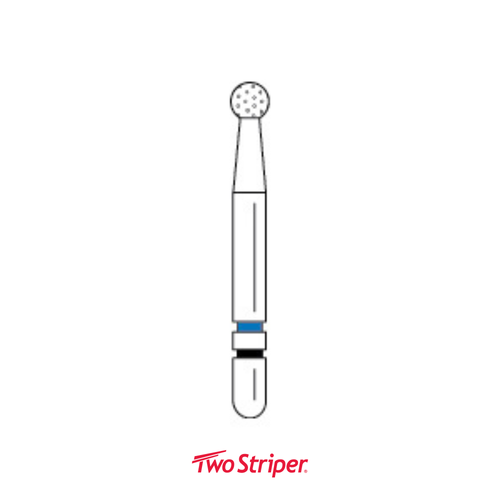 Premier, Two Striper Ztech Diamond Bur Friction Grip, 125ZM, 5/Pack, 2015673