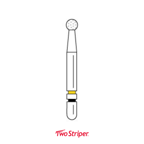 Premier, Two Striper Ztech Diamond Bur Friction Grip, L125ZX, 3/Pack, 2013685