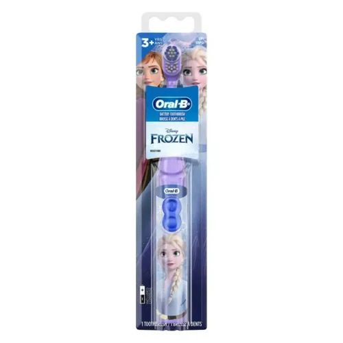 Procter & Gamble, Oral-B Disney Frozen Elsa Battery Toothbrush, Disposable, Kids 3+, 4/Box, 80812719