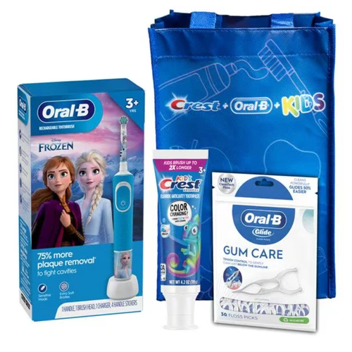 Procter & Gamble, Crest + Oral-B Disney Frozen Kids 3+ Electric System Bundle, 80847375