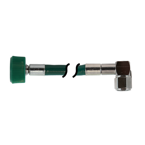 Accutron, O2 DISS HT x DISS 90 Deg Hose 3', 34061-90HT-3