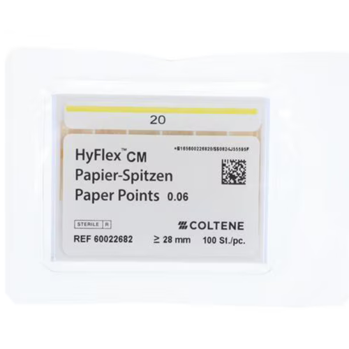 Coltene, HyFlex CM Paper Points .06 #20, 100 pcs,