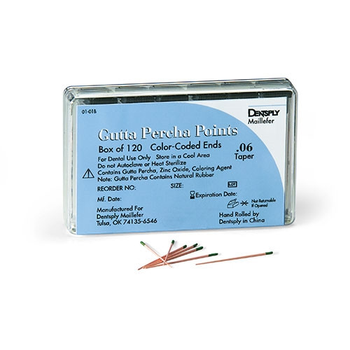 Gutta Percha Points Size 120 Blue Bx (Dentsply-670943) - exp. 06/2026