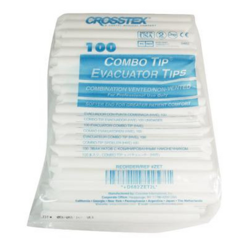HVE Combo-Tip, Vented and Non-Vented Evacuator Tips 1000/case