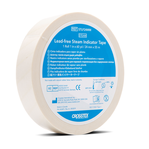Steam Indicator Tape, 60 Yards Per Roll "1" - exp. 12/2026