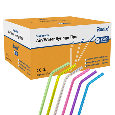 Air/Water Syringe Tips, 1500/Box (6 x 250/Bag)