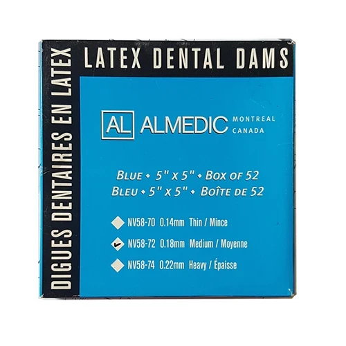 Rubber Dam 5x5 Blue Medium
