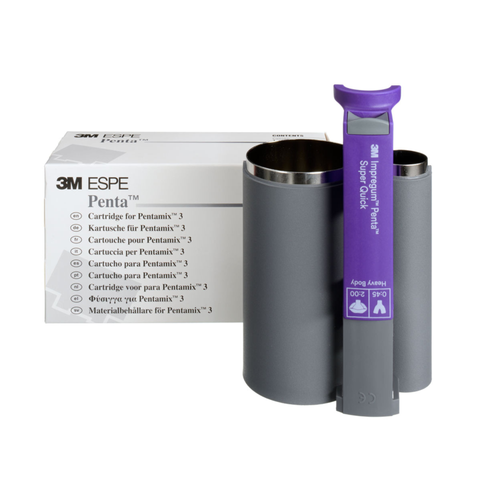 3M-Solventum, 3M Impregum Penta Soft Quick Step Medium Body Cartridge for Pentamix 3 - Medium Purple, P3776, P3776