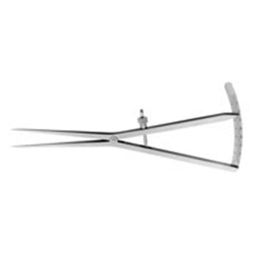 Castroviejo Pinza Freno 7 graduato 0-40mm angolato Punti