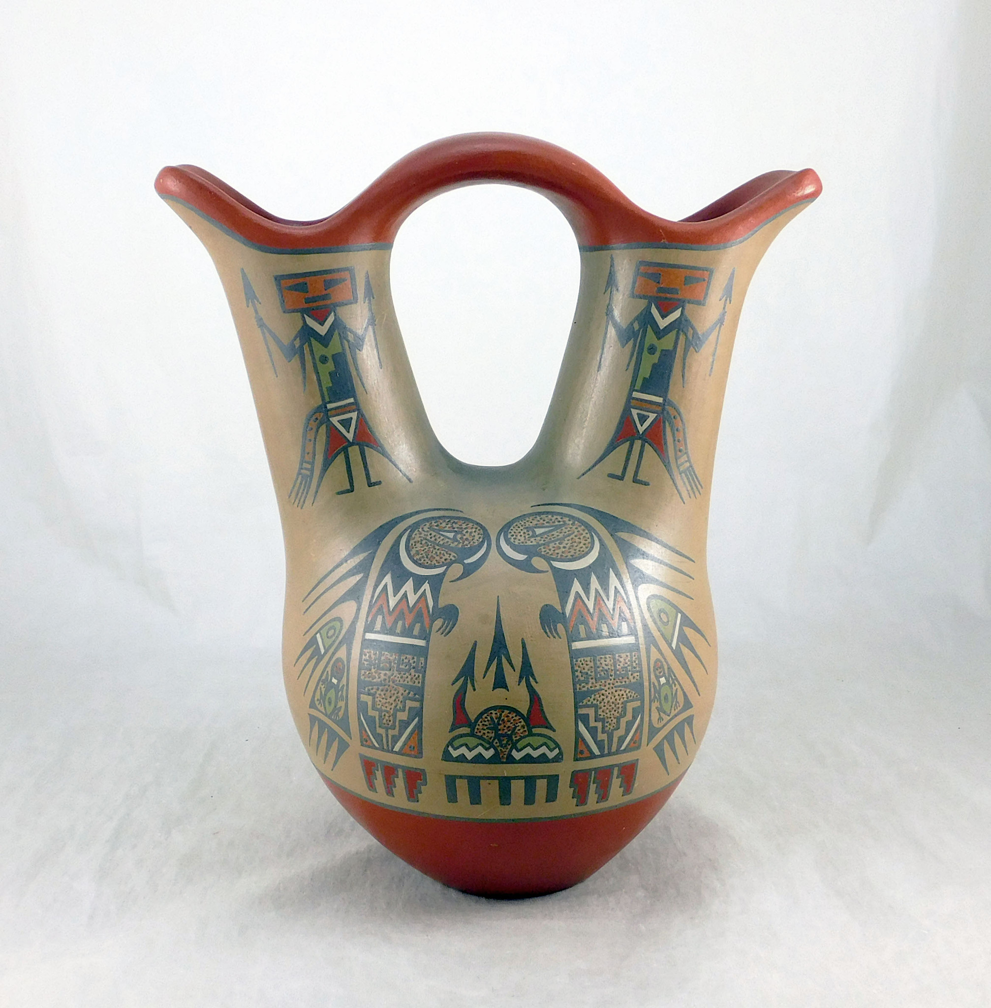 Large Wedding Vase Lela and Luther Gutierrrez