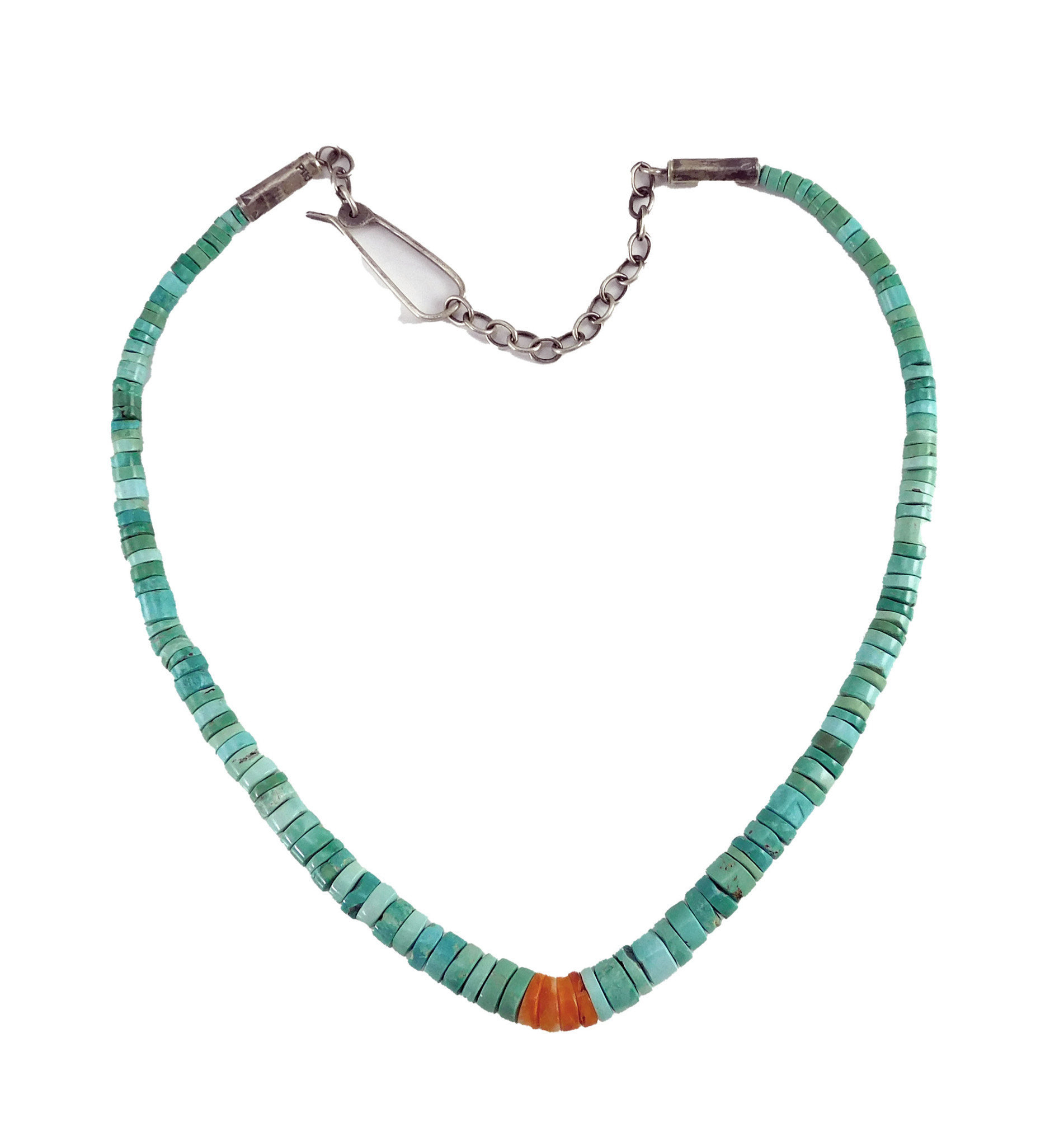 Natural Kingman Turquoise Beads Choker Piki Wadsworth