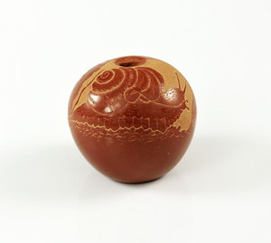 Joseph Lonewolf Sgrafitto Pottery Snail Published