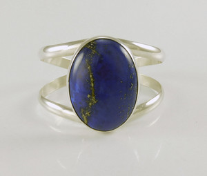 Lapis in Silver Bracelet by Marvin and Luana Slim 
