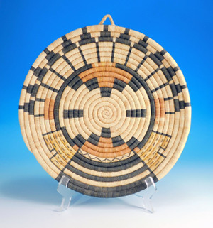 Second Mesa Hopi Coil Plaque with HIlili Kachina