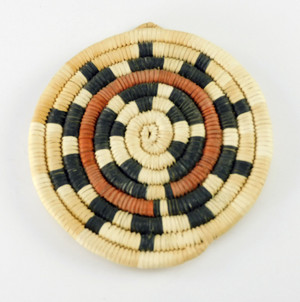 Hopi Coil Small Supai Plaque by Annabelle Nequatewa