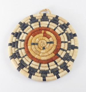 Small Hopi Coil Sun Plaque by Annabelle Nequatewa