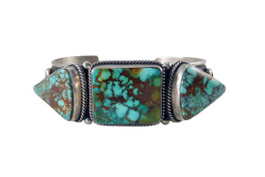 Albert Jake Turquoise in Silver Bracelet