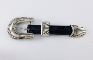 Ivan Kee Silver Ranger Buckle Set