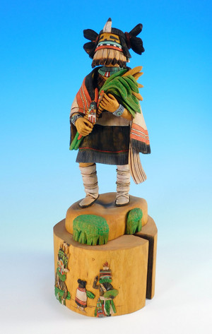 Hopi Kachina Girl Sculpture by Armand Fritz
