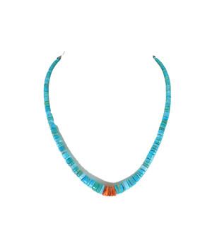 Candelaria Turquoise Beads Choker Necklace Piki Wadsworth