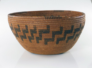 Maidu Indian Basketry Bowl