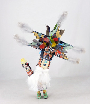 Traditional Hopi Salako Taka and Ha Hai Wuhti Kachinas by Poley