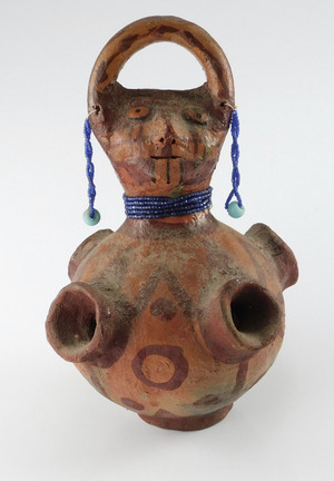 Antique Mohave Pottery Effigy Jar