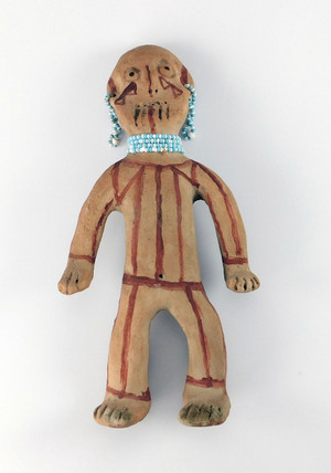 Antique Mohave Pottery Standing Effigy Figure