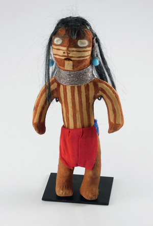 Standing Man Mohave Pottery Figure by Annie Fields