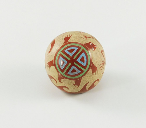 Miniature Pottery by Joseph Lonewolf Turtle and Lizard