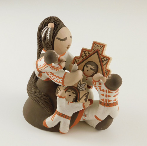 Robin Teller Isleta Pottery Storyteller