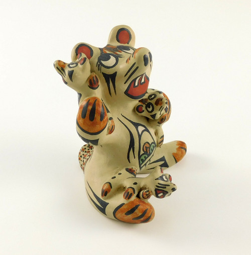 Mama and Baby Raccoons Pottery by Margaret Gutierrez