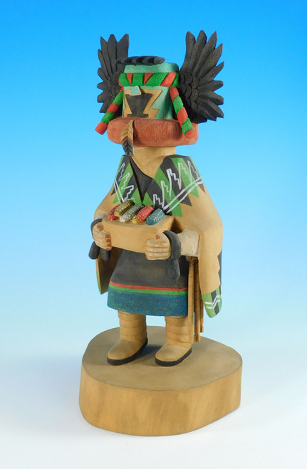 Hopi Crow Mother Kachina Sculpture by Michael Harris