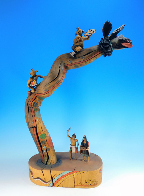 Hopi Creation Legend Sculpture by Loomatoochi