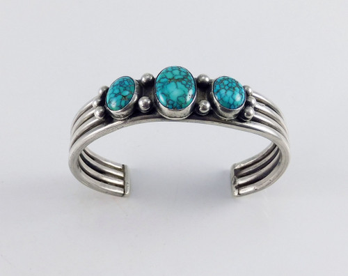 Turquoise Mountain in Silver Cuff Bracelet