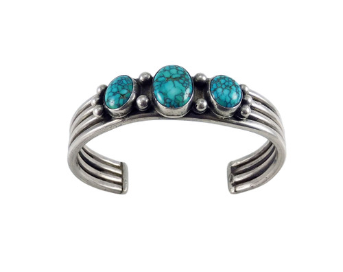 Turquoise Mountain in Silver Cuff Bracelet