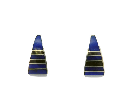Lapis Silver Earrings by Andy Lee Kirk