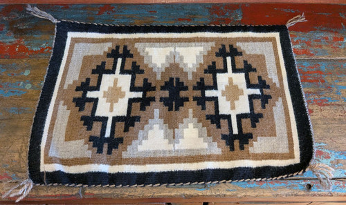 Small Two Grey Hills Dine' Textile