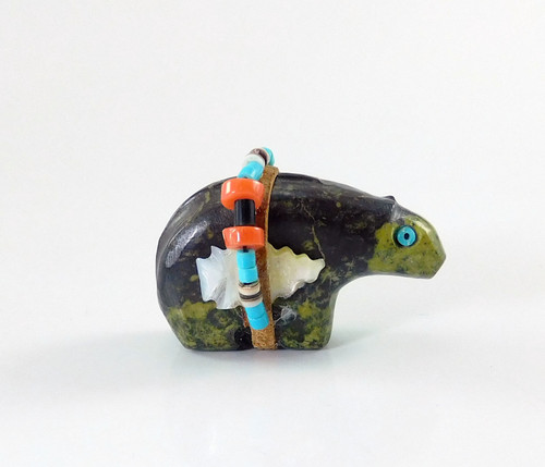 Zuni Serpentine Carved Medicine Bear
